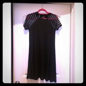 Asos Maternity black swing dress